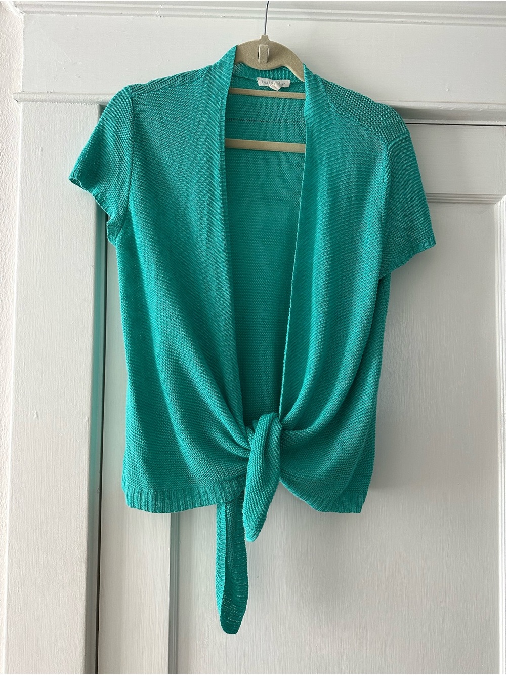 Eileen Fisher Linen Cap Sleeve Cardigan
